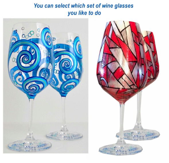 Paintings Winnipeg S Painting Events Parties With WineWinnipeg Art   Double Pattern Glasses 